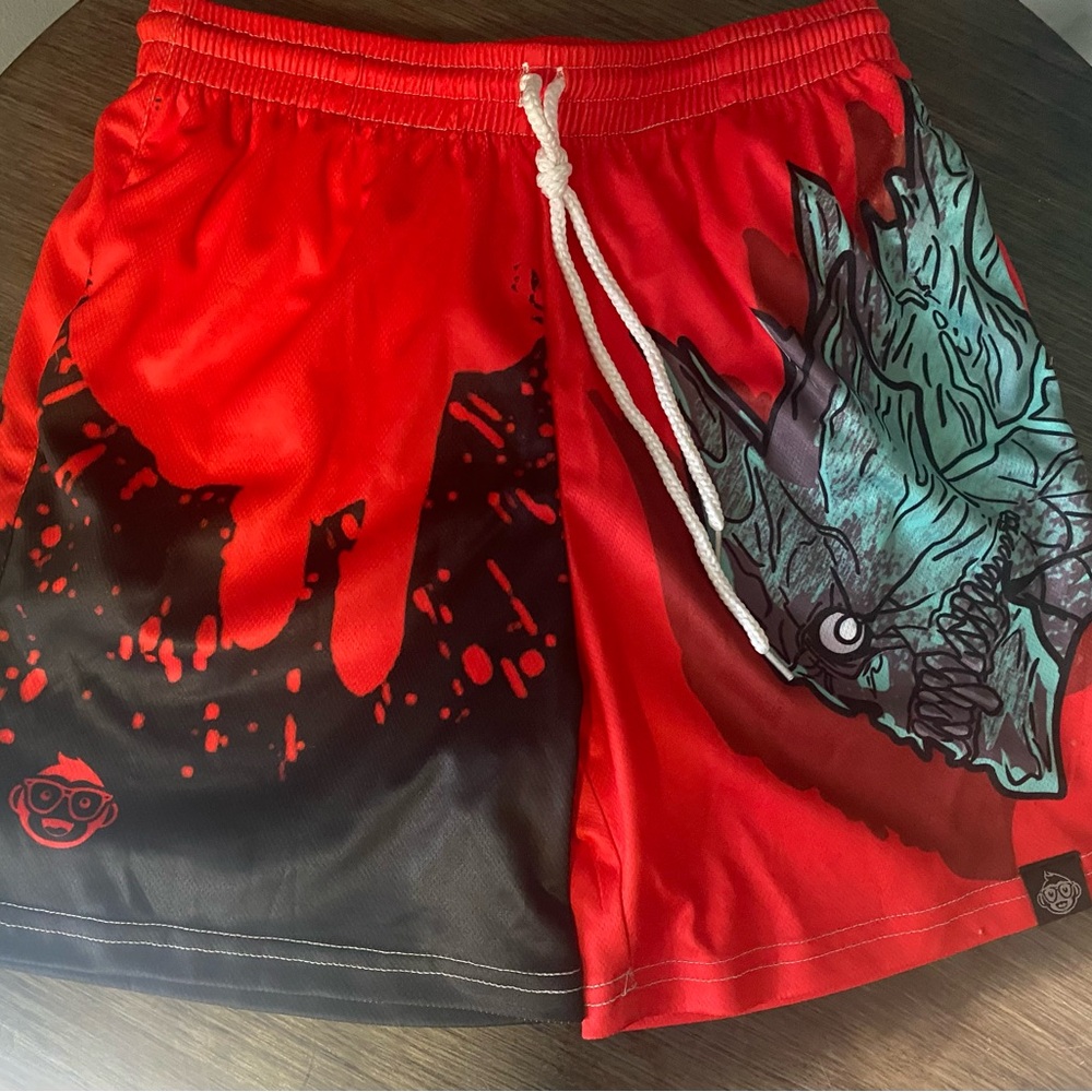 NWT Fight Shorts - Anime Ape New Monster Shonen Kaiju No. 8 - Picture 2 of 5